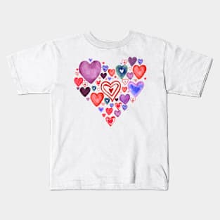 Many hearts Kids T-Shirt